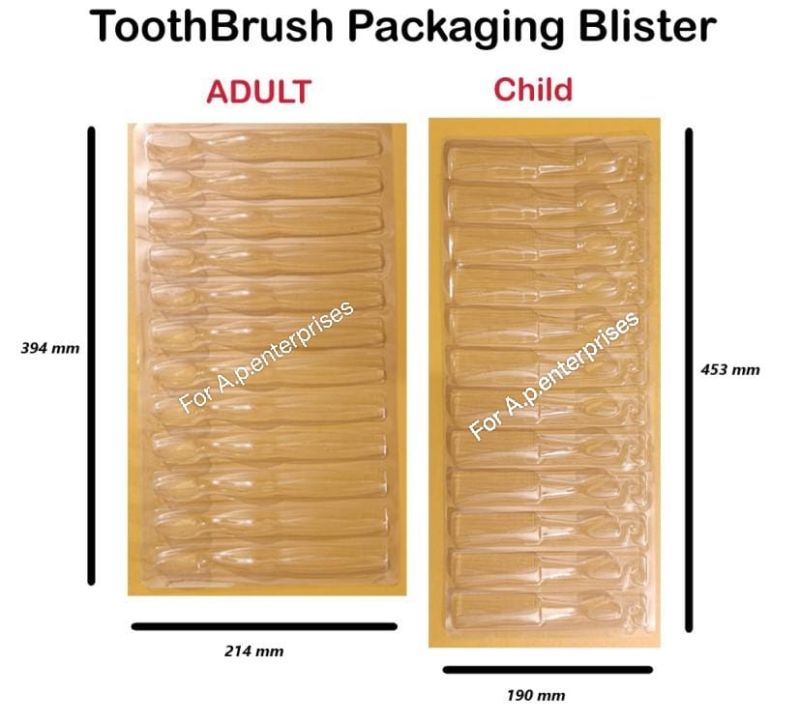 PVC Toothbrush Packaging Blister