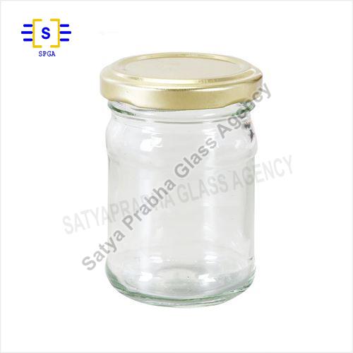 125 ml Glass Round Lug Jars