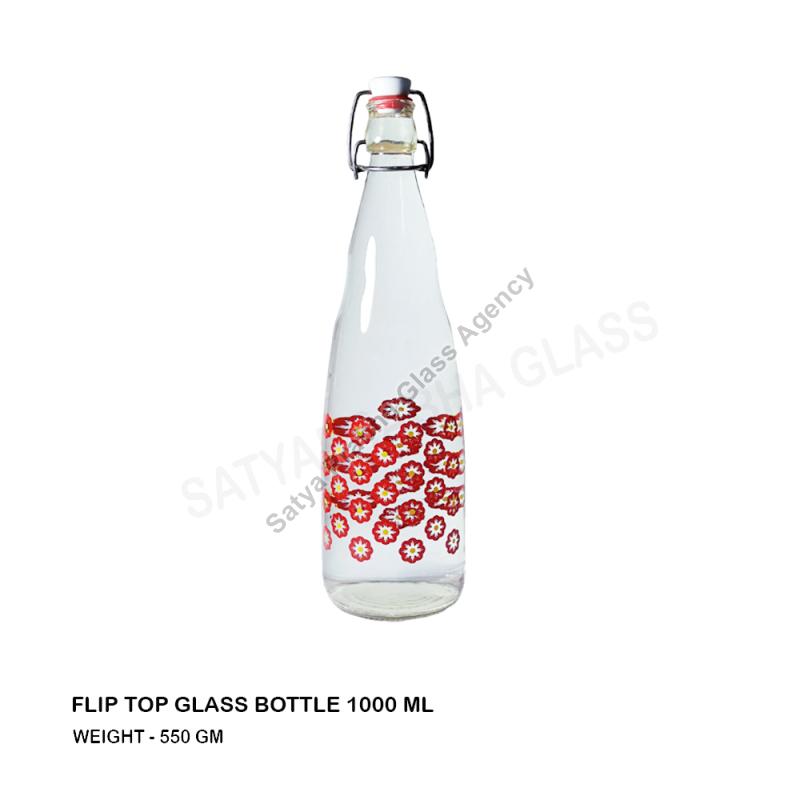 glass swing top bottles