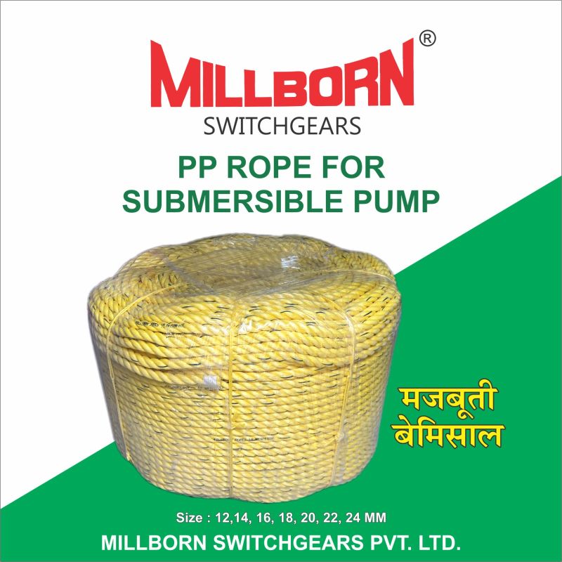 Millborn Switchgears Rope use for industrial, agricultural, marine,