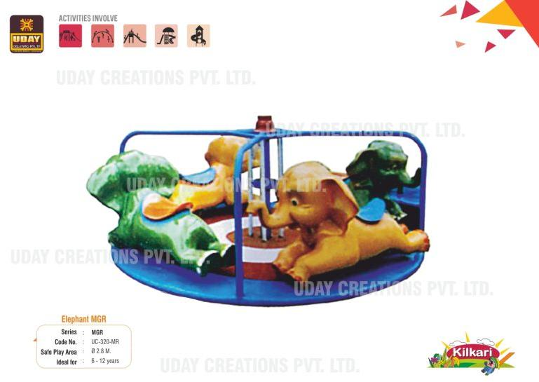 UC-320-MR Elephant Merry Go Round Rotary