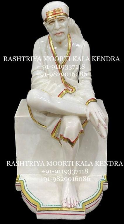 36 Inch Marble Sai Baba Statue