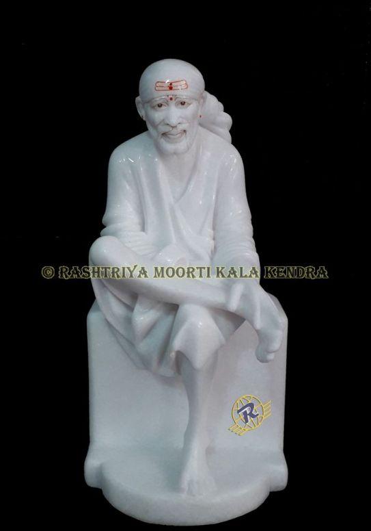 9 Inch Marble Sai Baba Statue