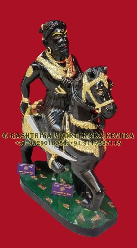 Coloured Marble Chhatrapati Shivaji Maharaj Statue