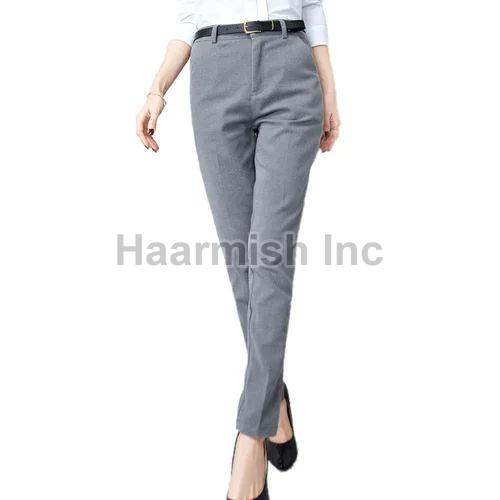 New Fashion Women Office Lady High Waist Straight Trousers Elastic Solid  Color Plus Size Formal Long Casual Pants - China Women Pants and Women Lady  Office Pants price | Made-in-China.com
