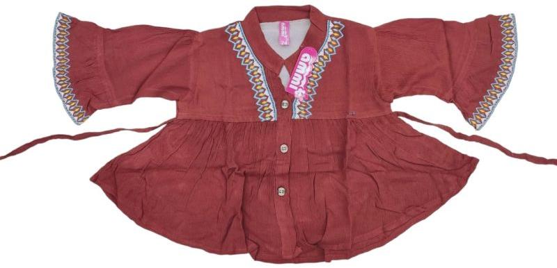 Kids Embroidered Rayon Top