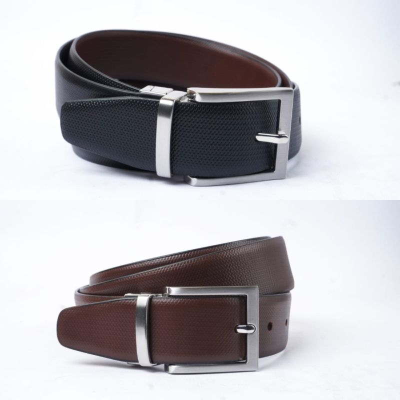 Mens Leather reversible Belt