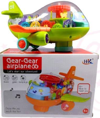 Plastic Gear Airplane Toy