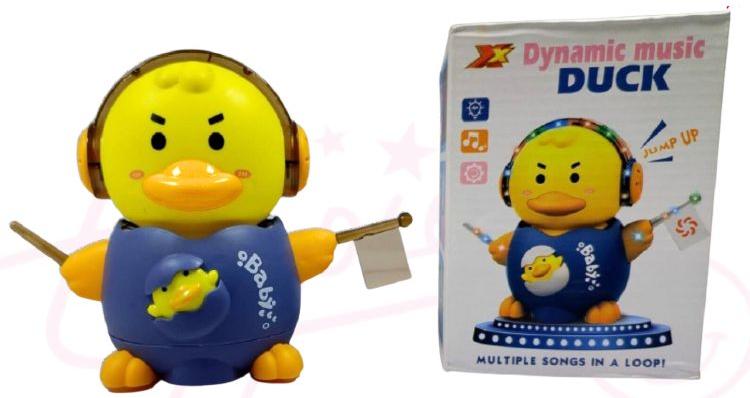 Plastic Jumping Duck Toy