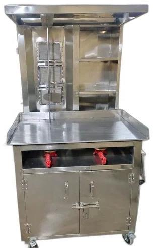 Stainless Steel Big Cabinet Shawarma Machine