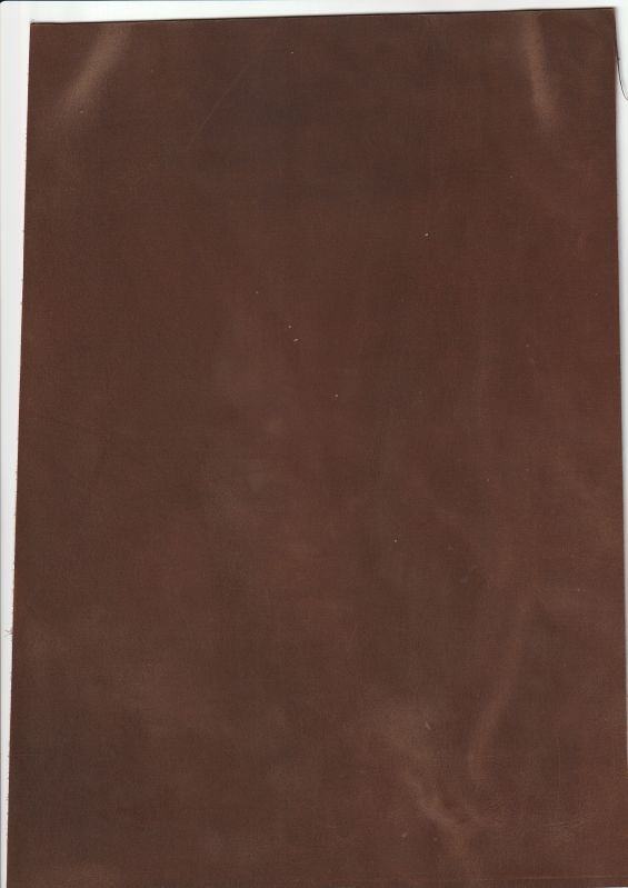 Brown VT Plain Finished Leather
