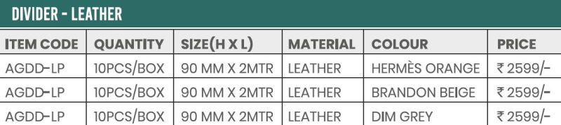 Divider-Leather