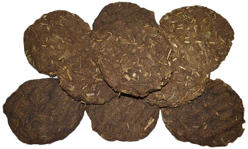 Dried Cow Dung Cake