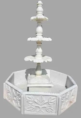 White Marble Water Fountain