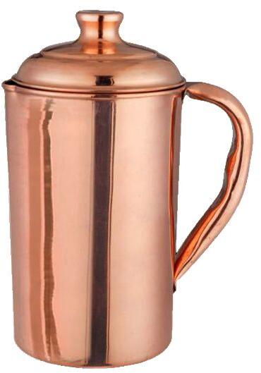 Plain Copper Jar With Tumbler