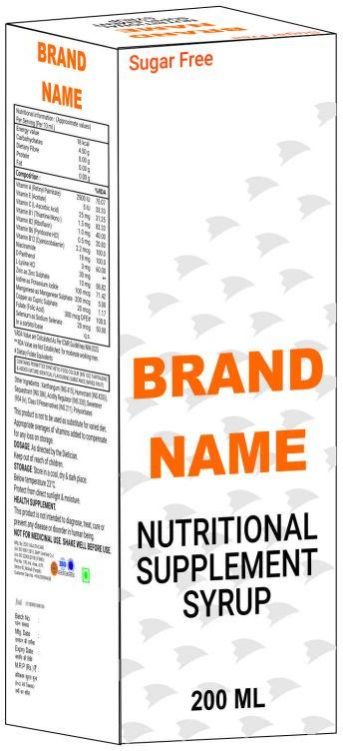 Nutritional Supplement Syrup