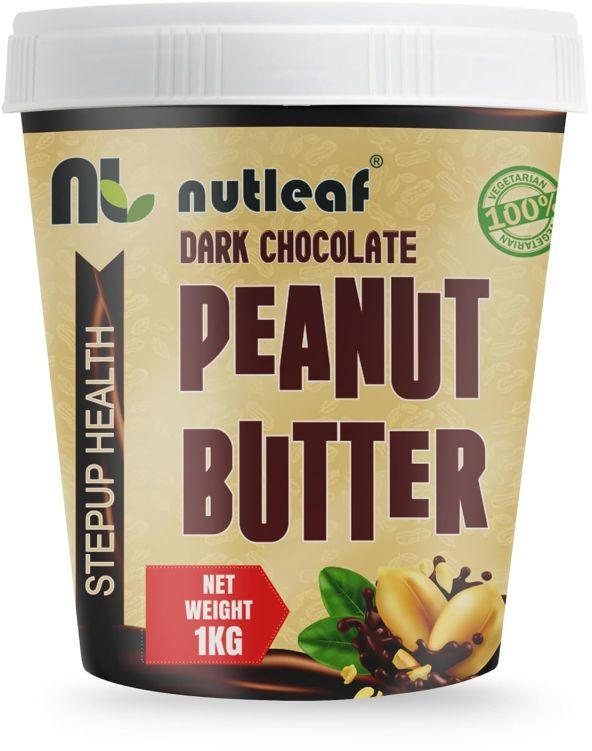 1kg Nutleaf Dark Chocolate Creamy Peanut Butter