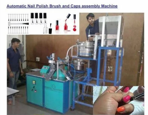 Automatic Nail Polish Brush & Cap Assembly Machine