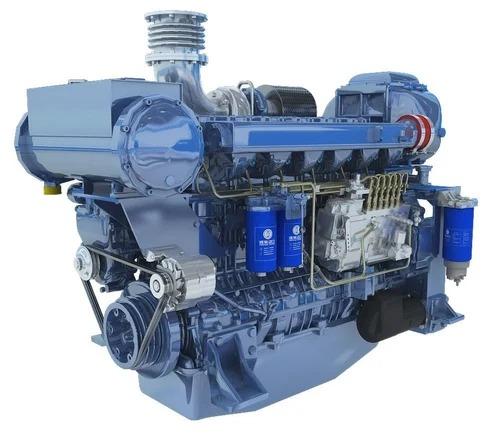 6 Cylinder Marine Engine