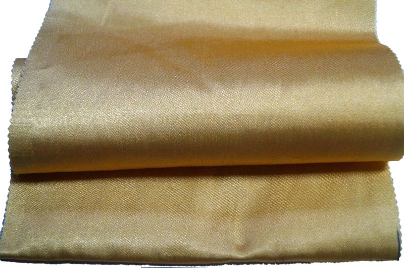 Golden Metallic Tissue Fabric