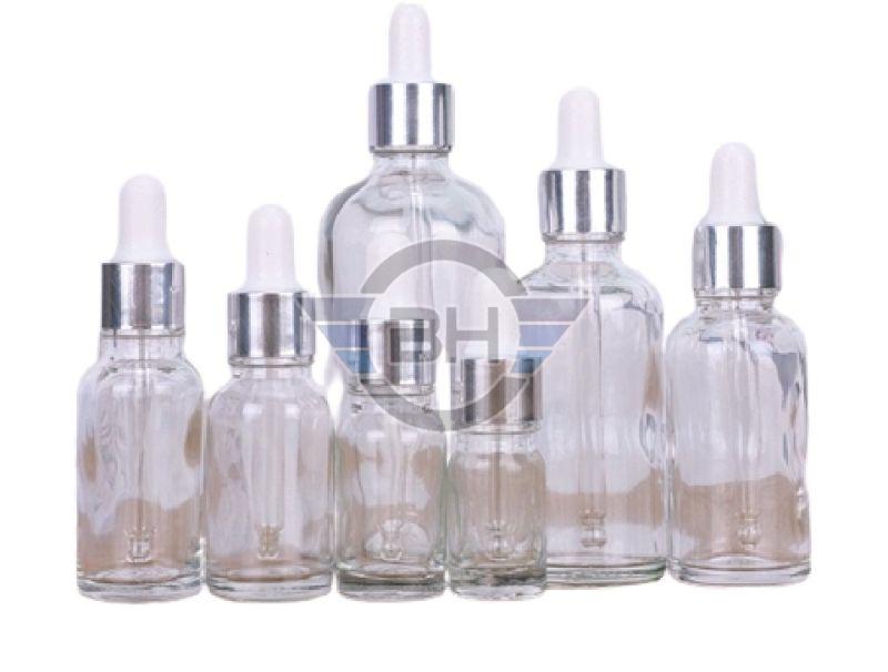 Clear Glass Dropper Bottle