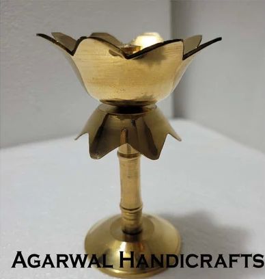 Brass Kamal Stand Diya