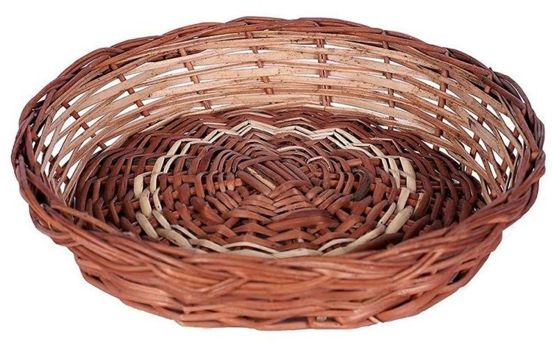 Round Bamboo Cane Basket