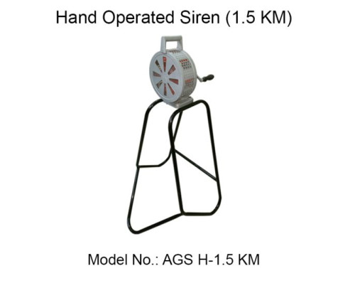 1.5 KM Hand Operated Siren