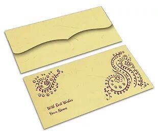 Customised Exclusive Designer HANDMADE PAPER Shagun / Money Envelope (SE HMP 3)