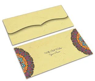 Customised Exclusive Designer HANDMADE PAPER Shagun / Money Envelope (SE HMP 6)