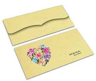 Customised Exclusive Designer HANDMADE PAPER Shagun / Money Envelope (SE HMP 9)