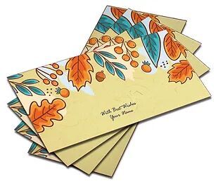 Customised Exclusive Designer HANDMADE PAPER Shagun / Money Envelope (SE HMP 11)