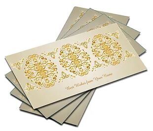 Customized Pearl Finish Shagun Envelopes