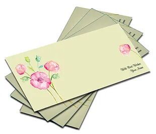 Customized Pearl Finish Shagun Envelopes