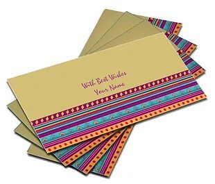 Customized Pearl Finish Shagun Envelopes