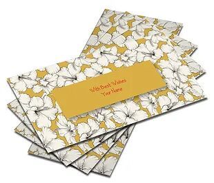 Customized Pearl Finish Shagun Envelopes