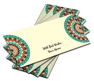 Customized Shagun Envelope made of Pearl Finish Card