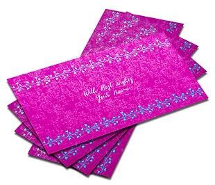Customized Water Colour Effect Shagun Envelopes