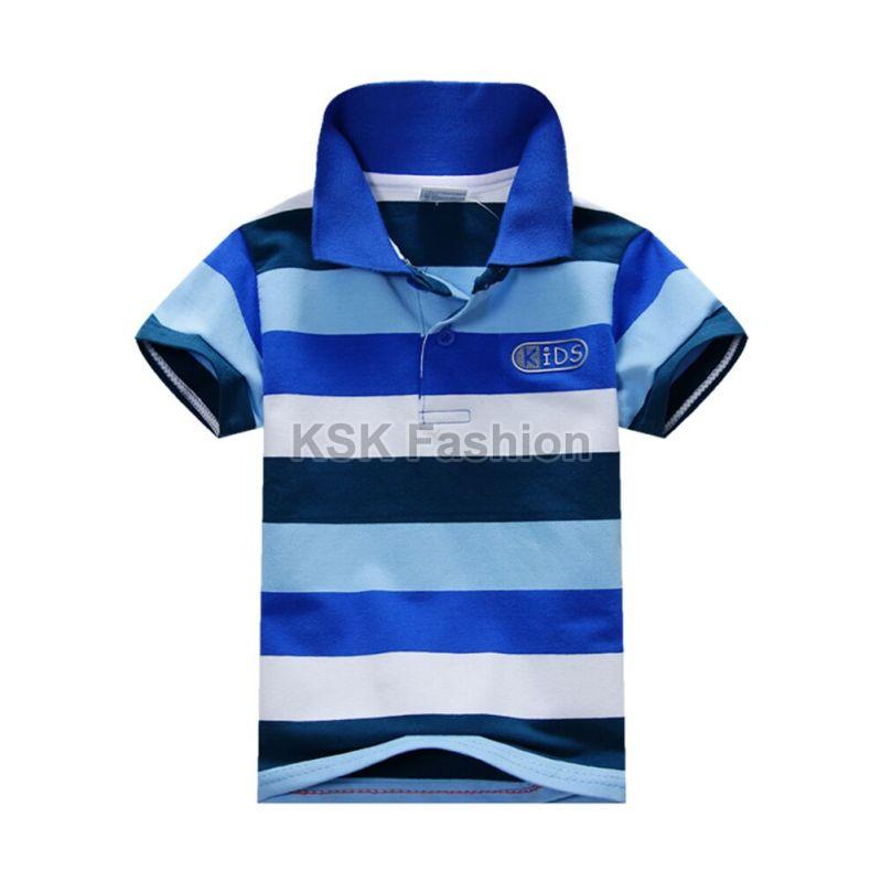 Kids Cotton Rugby Polo T Shirt