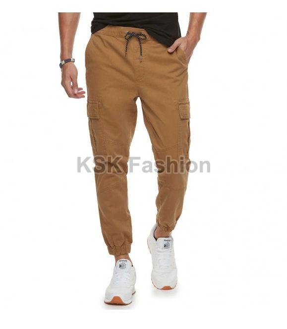 Mens Brown Jogger Pant