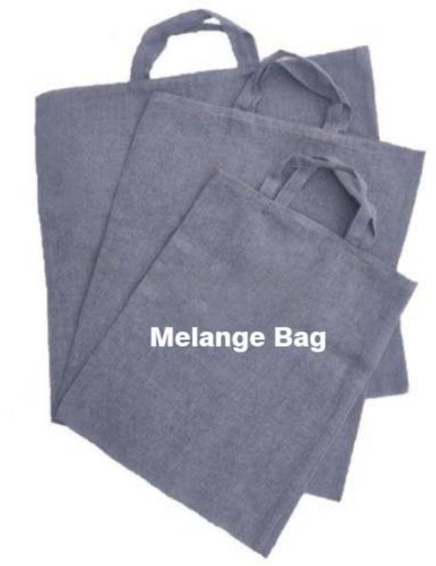 Grey Melange Recycled Cotton Carry Bag