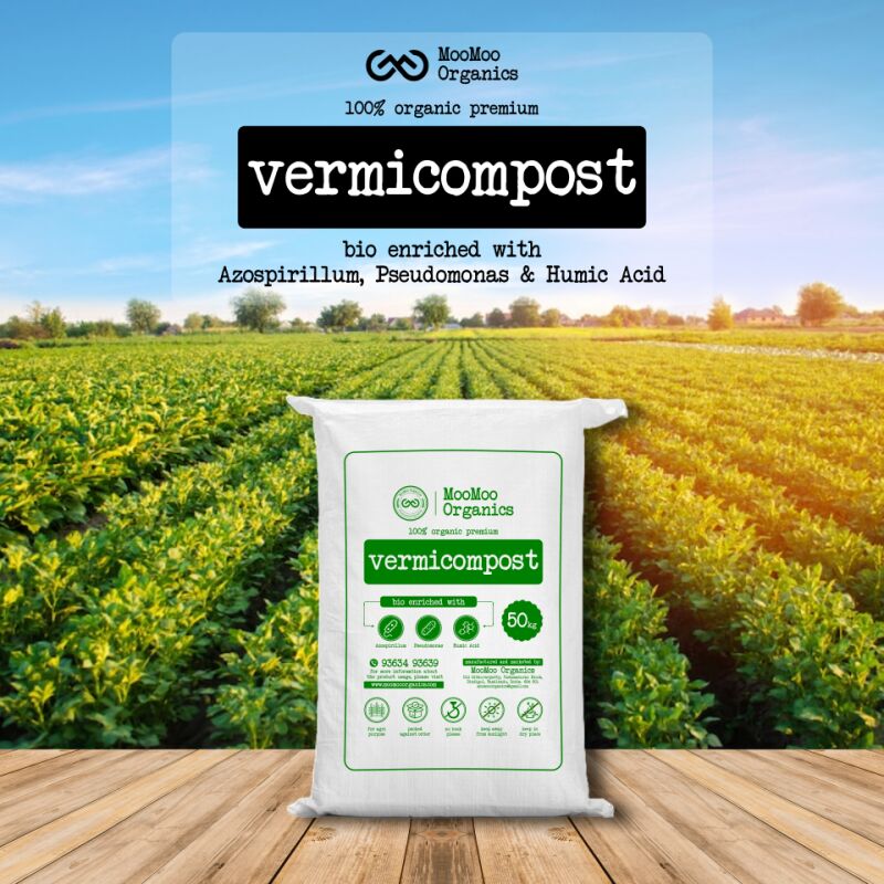 50Kg Organic Vermicompost Fertilizer