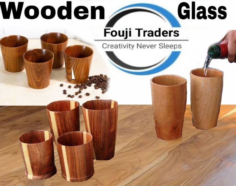 Wooden Drinking Glass