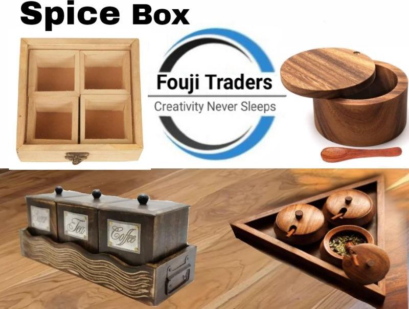 Wooden Spices Box
