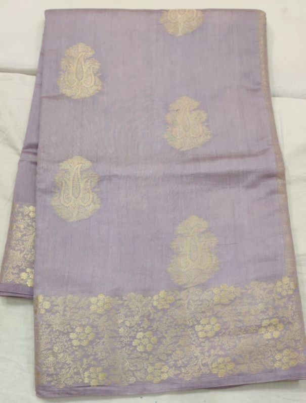 Mauve Matka Silk Saree