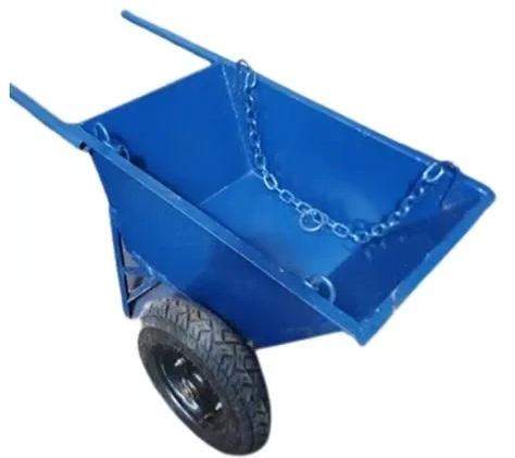 Cast Iron Blue Wheelbarrow