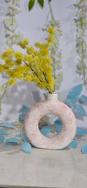 6 Inch Red Ring Flower Pot