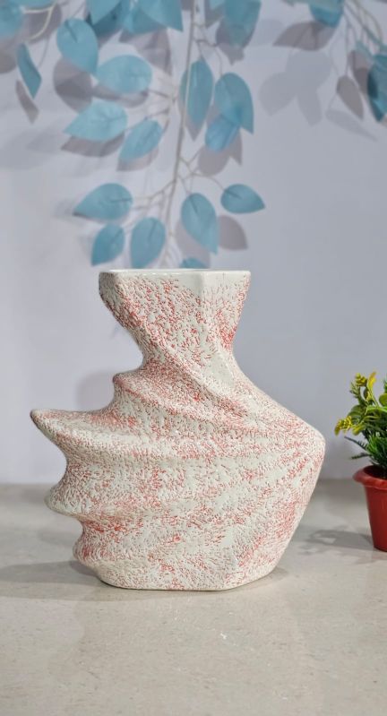 Red RD Design Peacock Shape Flower Pot