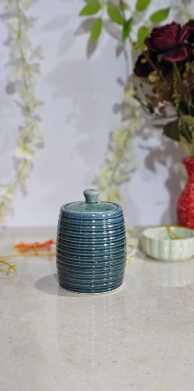 Ring Shaped Ceramic Jar