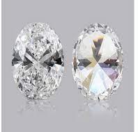 3 Carat White Oval Shape Diamond